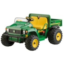 12V PEG PEREGO John Deere Ground Loader Elektro Traktor mit Anhänger