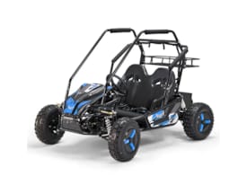 60V Elektro Kinder Buggy Gokart Zweisitzer 2000W Brushless blau