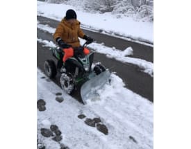 Schneeschild für 48V Elektro Kinder Quad ATV 1300W