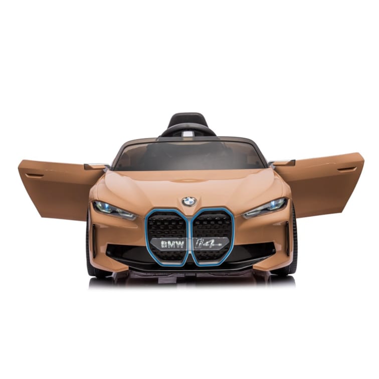 12V BMW i4 Kinder Elektro Auto Bronze Allrad - Kinderauto Shop