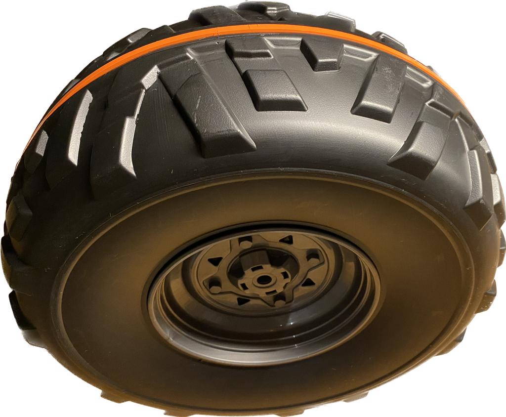 Ersatzräder Vorderräder für 24V Quad Sportsman Silver  von Peg Perego